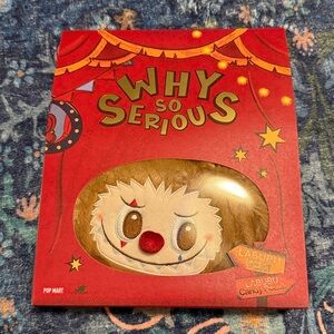Pop Mart Labubu Why So Serious Plush 100% authentic